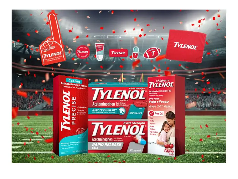 TYLENOL Fan Essentials Sweepstakes - Win Merch & Meds (10 Winners)