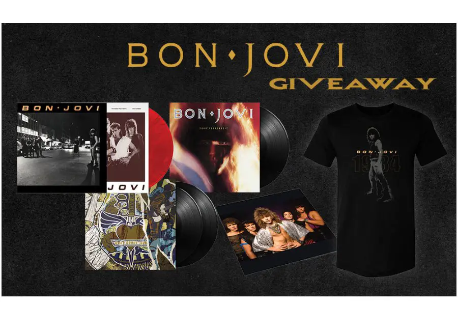UDiscoverMusic Bon Jovi Giveaway - Win Bon Jovi VInyl LPs & Merch