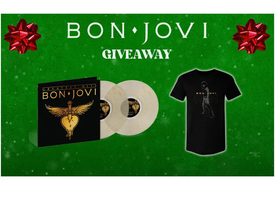 UDiscoverMusic Festive Giveaways Bon Jovi Giveaway - Win A Bon Jovi Vinyl & T-Shirt