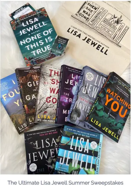 Ultimate Lisa Jewell Summer Sweepstakes -  Win A  Lisa Jewell Book Bundle