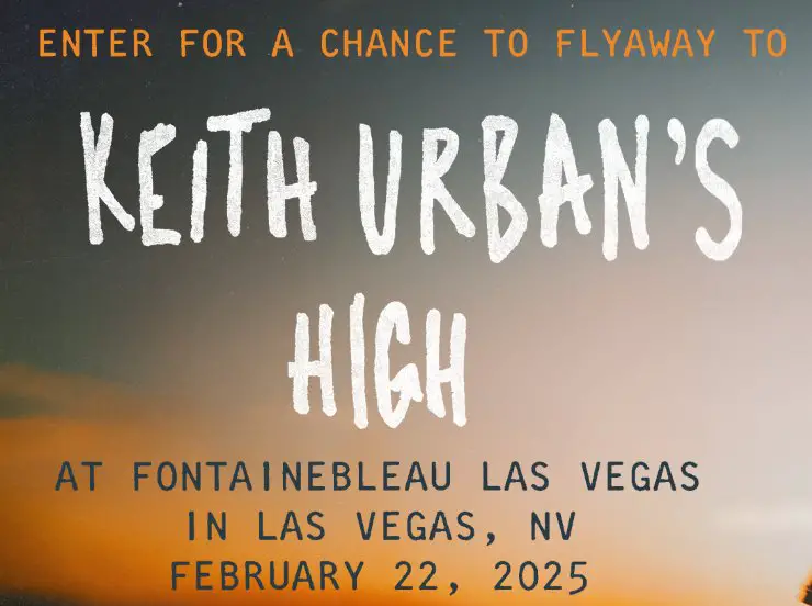 Umusic Keith Urban Vegas Giveaway - Win A Trip For 2 To Vegas For A Keith Urban Concert