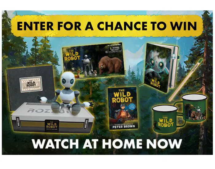 Universal Pictures The Wild Robot Sweepstakes - Win A Digital Copy Of The Wild Robot & More