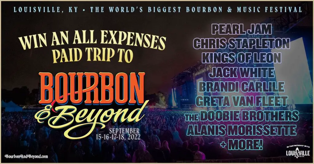 USA Today Bourbon & Beyond Sweepstakes -  Win A Trip For 2 To Kentucky With VIP Passes