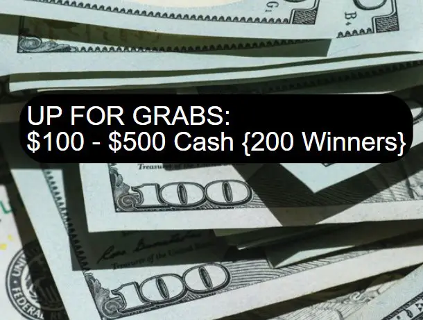 Venmo Cash Sweepstakes  - Win $100 to $500 Cash {200 Winners}