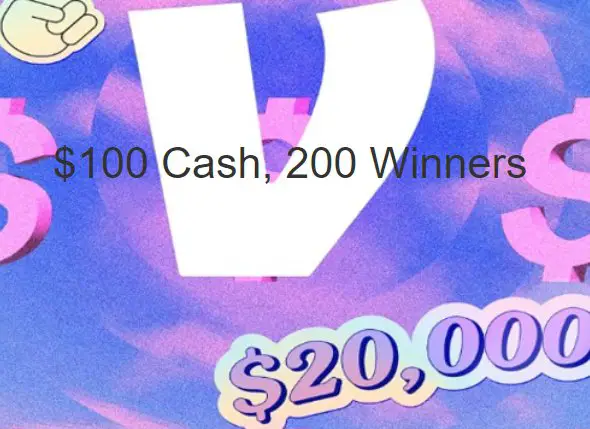 VenmoMe First Day of Summer Giveaway - $100 Cash, 200 Winners