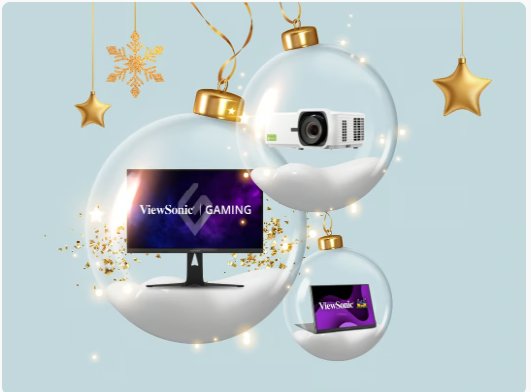 ViewSonic 12 Days Of Delights Sweepstakes – Win Premium Monitors Or Projectors (12 Winners)