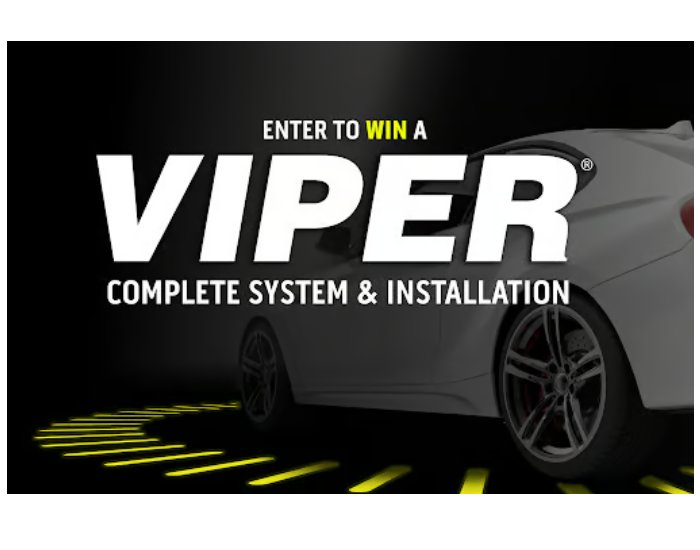 VIPER Complete System Giveaway - Win A Viper Car Security System With Free Installation