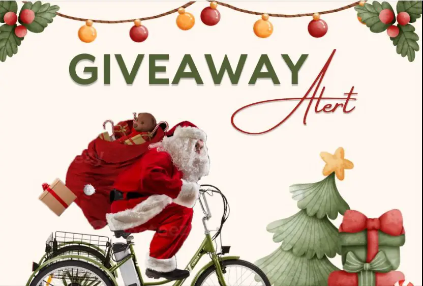 Viribus Electric Tricycle Giveaway - Win $1,259 Electric Tricycle