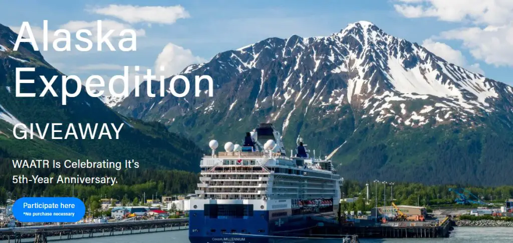 Waatr Alaska Expedition Sweepstakes – Win A $12,000 Six-Day Alaska Expedition