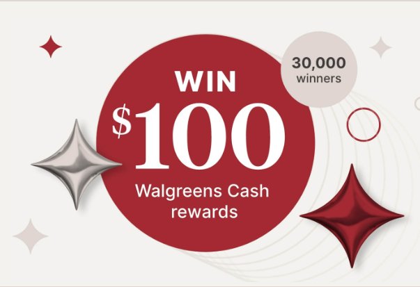 Walgreen October Thanks A Million$ Sweepstakes – Win $100 Cash Reward (30,000 Winners)