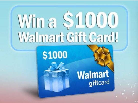 Walmart Customer Satisfaction Survey Sweepstakes – Win $1,000 Walmart Gift Card Or $100 Walmart Gift Card (755 Winners)