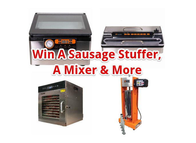 Walton's New Years & January Giveaway – Win A Sausage Stuffer, A Mixer & More