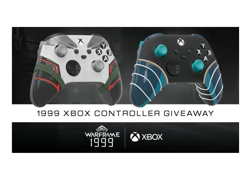 Warframe: 1999 Xbox Controller Giveaway - Win A Custom Controller (2 Winners)