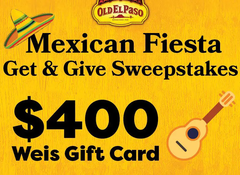 Weis Markets May Sweepstakes - Win A $400 Weis Markets Gift Card