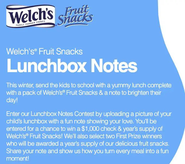 Welch's Fruit Snacks Contest