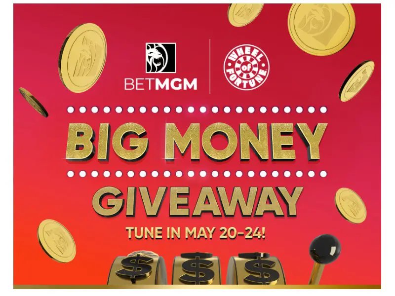 Wheel Of Fortune BetMGM Big Money Giveaway - Win $8,000 & More