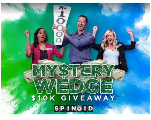 Wheel Of Fortune My$tery Wedge $10K Giveaway - Win $10,000 (95 Winners)