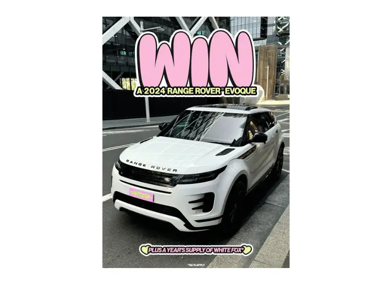 White Fox Boutique The Dream Car Giveaway - Win A 2024 Range Rover & More