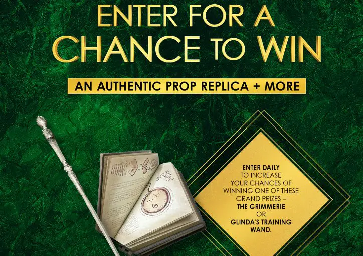 Wicked Movie Weekly Sweepstakes - Win Some Wicked Movie Props & Merch