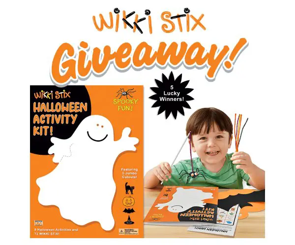 Wikki Stix Giveaway - Win A Halloween Activity Kit (5 Winners)