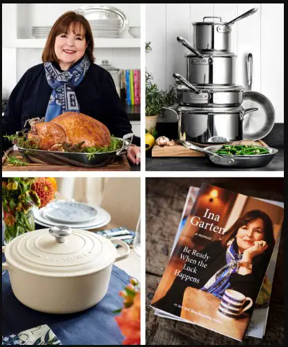 Williams Sonoma Ina Garten Thanksgiving Sweepstakes – Win A 10-Piece Set Of All-Clad Cookware & More