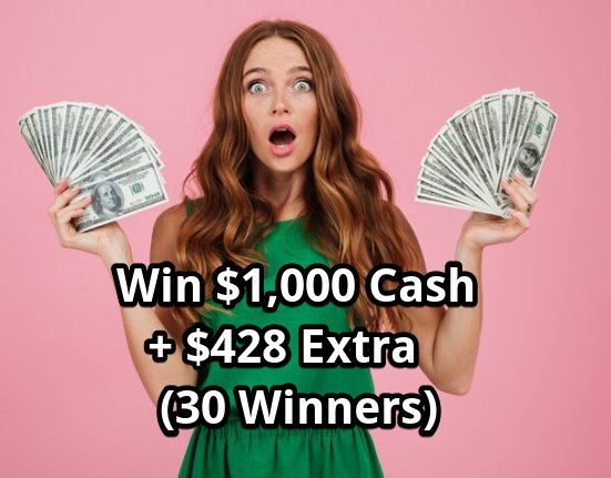 Win $1,000 + 428 Cash In The Latest T-Mobile Tuesdays Sweepstakes (30 Winners)