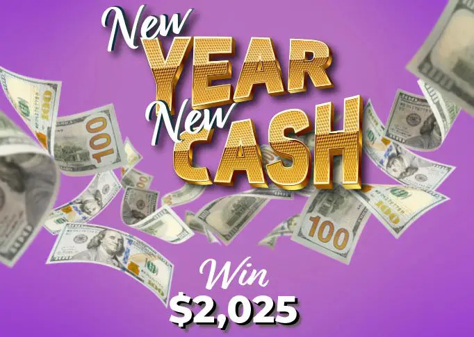 Win $2,025 Cash In The Audience New Year New Cash Sweepstakes