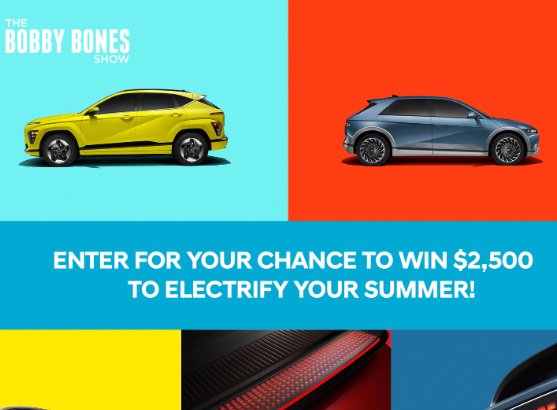 Win $2,500 Cash In The Bobby Bones Show’s “Electrify Your Summer” Sweepstakes