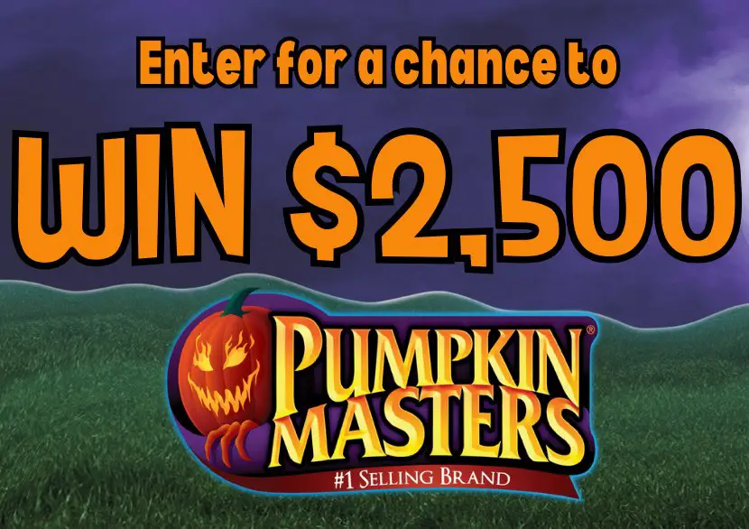 Win $2,500 Cash In The Pumpkin Masters Sweepstakes