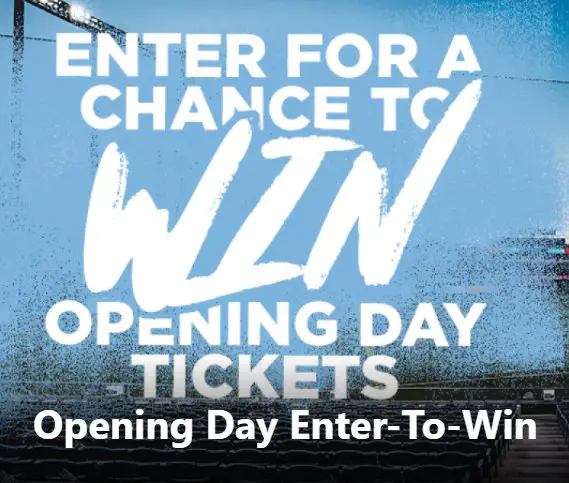 Win 2 Tickets To The Kansas City Royals  Opening Home Game In The MLB Royals Opening Day Sweepstakes