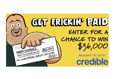 Win $36,000 Cash In The Universal Basic Guys UBI for a Year Sweepstakes