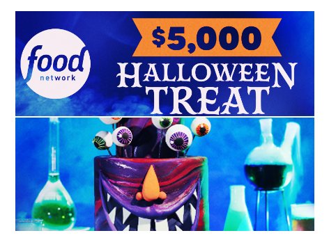 Win $5,000 Cash In The Food Network $5K Halloween Treat Giveaway