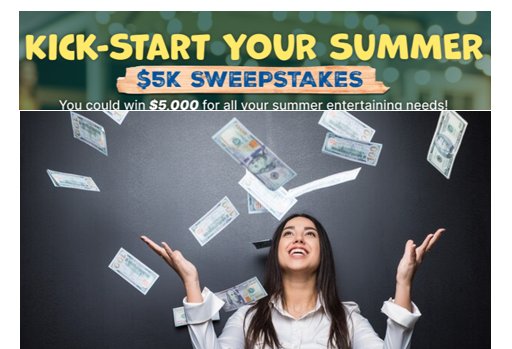 Win $5,000 Cash In The HGTV Kick-Start Your Summer $5k Giveaway