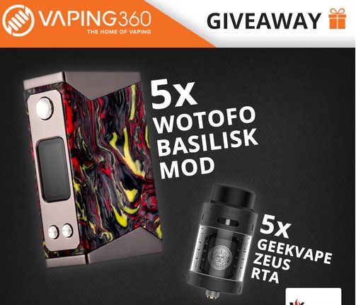 Win 5 x Basilisk Mod and 5 x Zeus RTA MyVpro