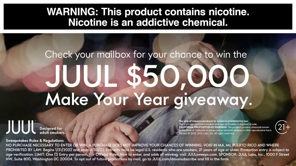 Win $50,000 In The Juul Make Your Year Sweepstakes