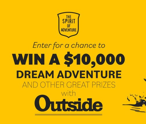 Win A $10,000 Getaway Or Cash In The Cutty Sark Dream Adventure Giveaway