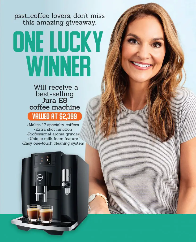 Win A $2,400 Coffee Machine In The Joy Bauer Jura Sweepstakes