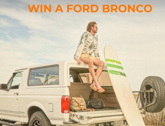 Win A $20,000 Vintage Ford Bronco In The Hari Mari 10th Birthday Bronco Or Bust Sweepstakes