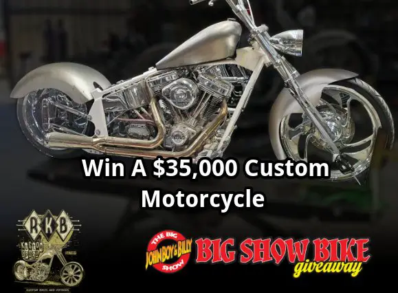 Win A $35,000 John Boy & Billy Custom Motorcycle In The Law Tigers JBB Bike Giveaway