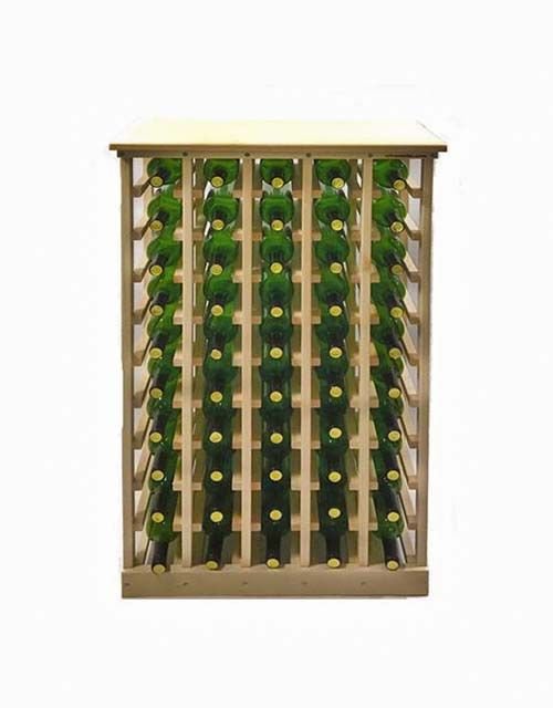 Win A 50-Bottle Pine Wine Table