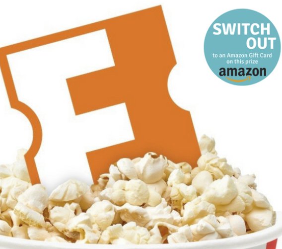 Win a $50 Fandango Gift Card or $50 Amazon Gift Card