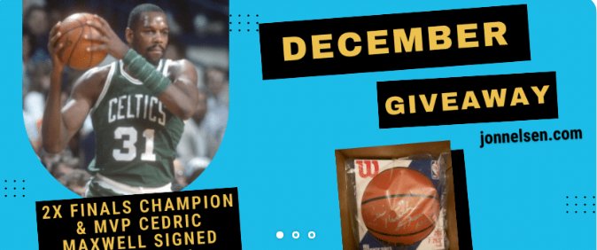 Win A Basketball Signed By NBA Finals MVP Cedric Maxwell