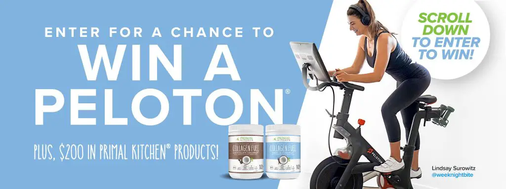 Win A Peloton Exercise Bike In The Primal Kitchen Peloton Bike Giveaway