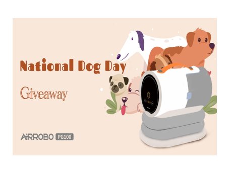 Win A Pet Grooming Vacuum Cleaner In The Airrobo National Dog Day Giveaway