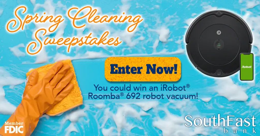 Win A Robot Vacuum Cleaner - The iRobot Roomba 692