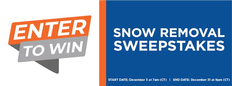 Win A Snowblower In The Fleet Farm Snow Removal Sweepstakes