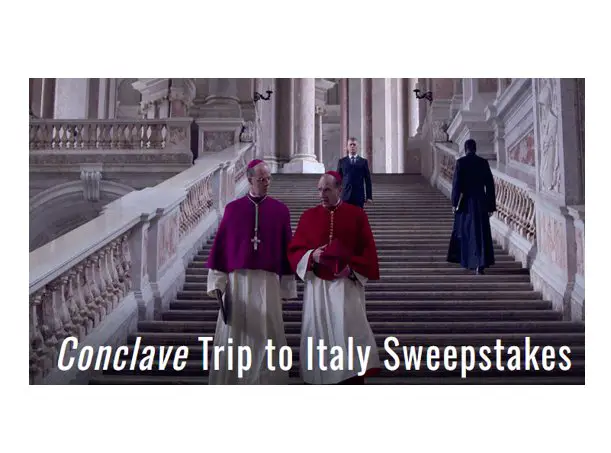 Win A Trip For 2 To Rome In The Focus Features Conclave Trip To Italy Sweepstakes