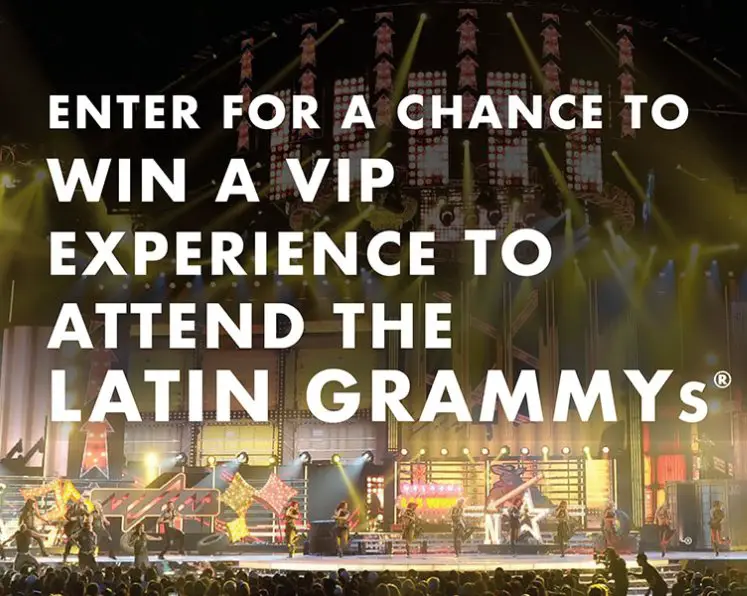 Win A Trip For 2 To The Latin Grammy Awards For VIP Experience