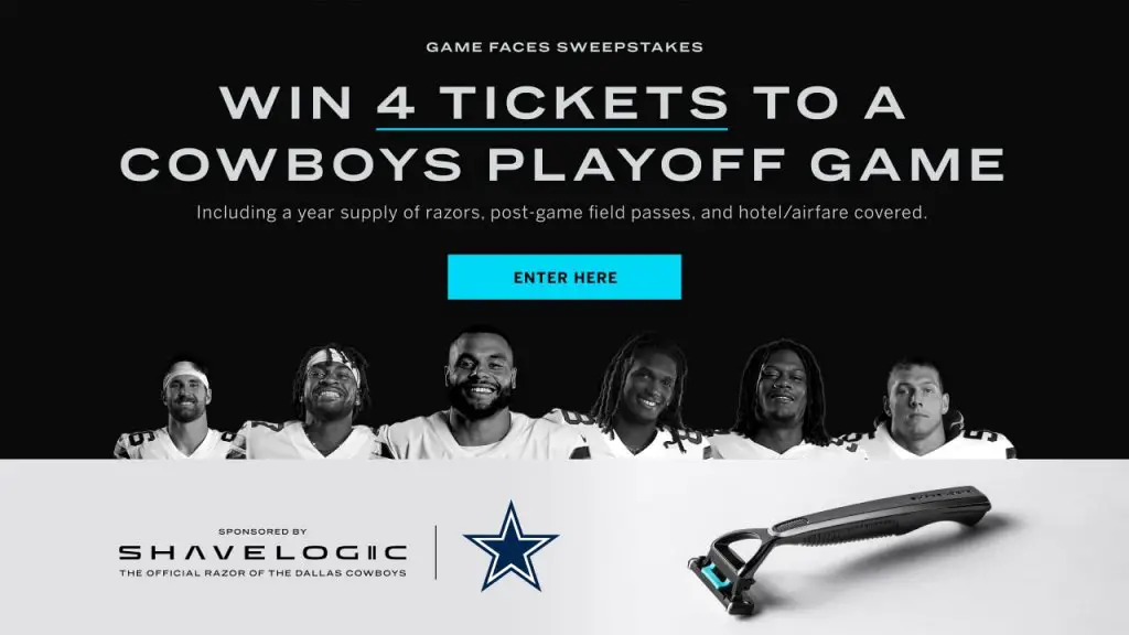 Win A Trip For 4 To A Dallas Cowboy's Play-off Game