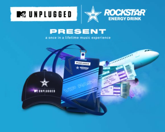 Win A Trip For 4 To MTV Unplugged Or 1 Of Over 1700 Instant Win Game Prizes In The Rockstar Unplugged Turn Up Your Mood Sweepstakes